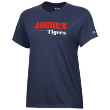 navy Auburn Tigers short sleeve